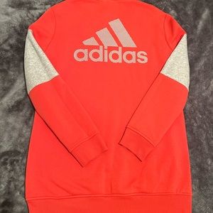 Red/Gray Adidas Sweater